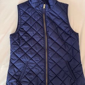 Navy Old Navy Puffer Vest Small